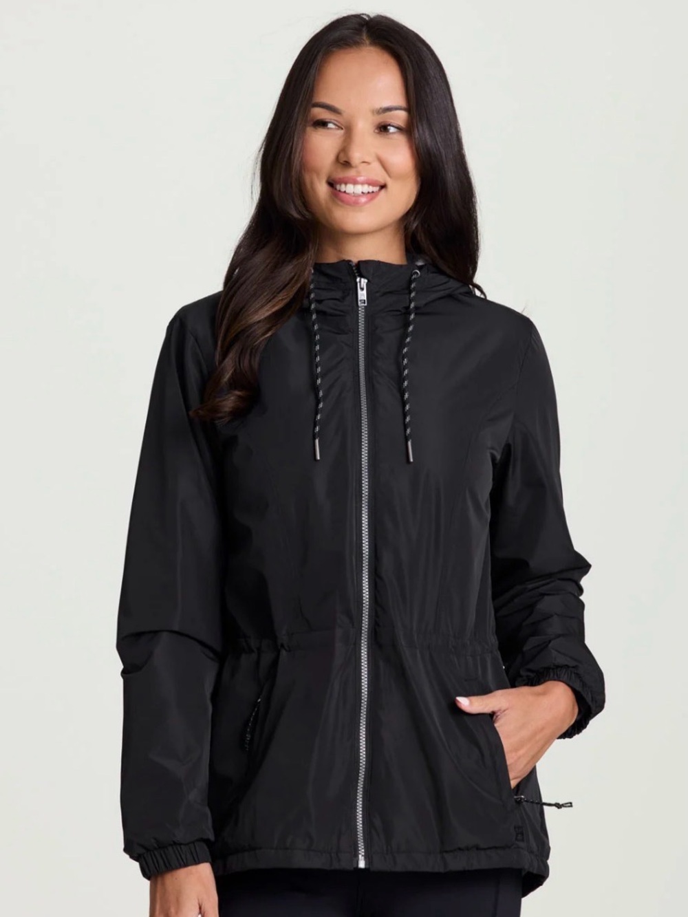 Avalanche Black Utility Jacket with Hood